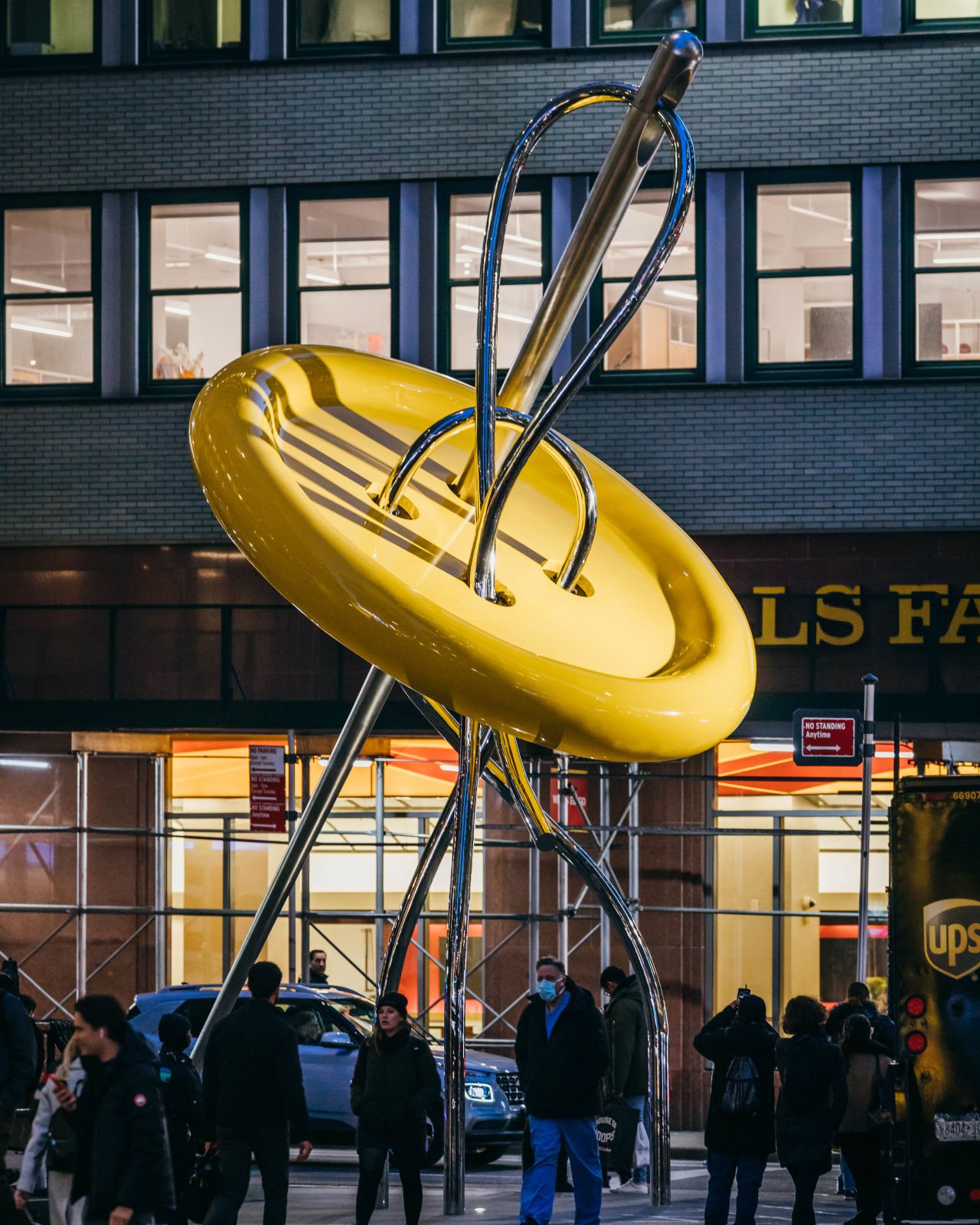 The Big Button in New York City